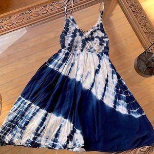 Blue Tie-dyed Sundress